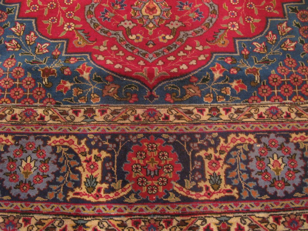 8' 0" x 11' 2" Persian Tabriz Rug image 5