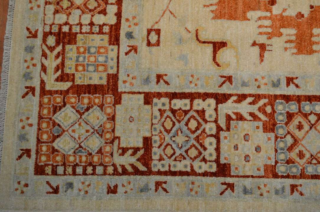 8' 1" x 9' 9" Pakistan Chobi Rug image 3