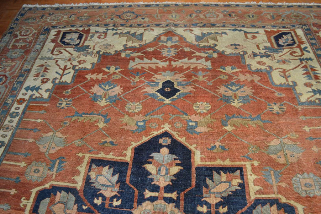 9' 4" x 13' 2" Persian Serapi Rug image 2