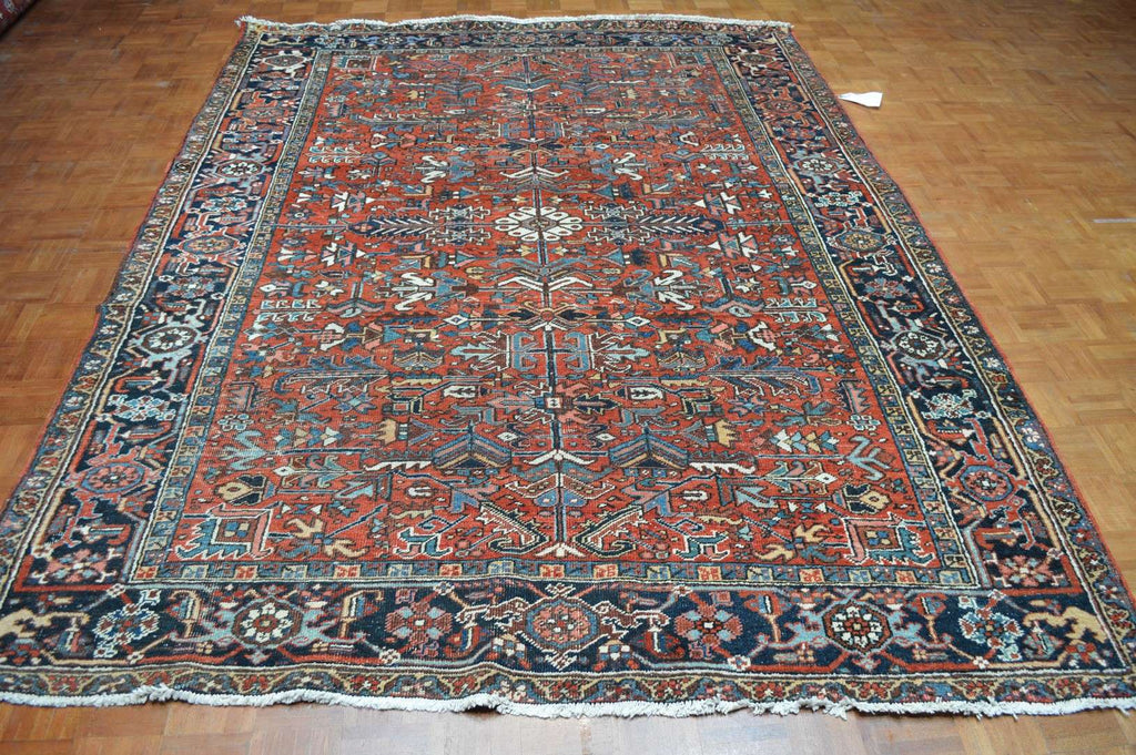 7' 8" x 10' 0" Persian Heriz Rug image 1