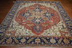 8' 1" x 10' 0" Pakistan Serapi Rug image 1