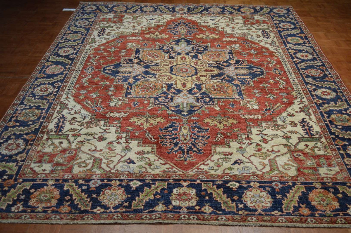 8' 1" x 10' 0" Pakistan Serapi Rug image 1