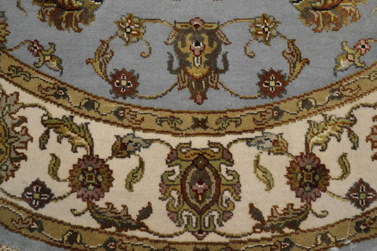 5' 2" x 5' 2" India Jaipur Round Rug image 5