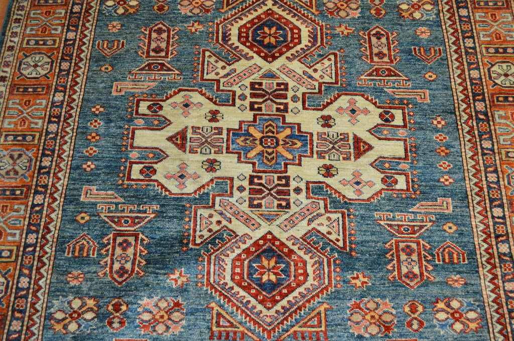 5' 0" x 7' 0" Pakistan Kazak Rug image 7
