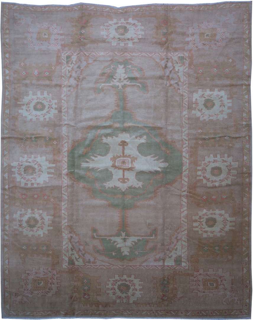 10' 7" x 13' 8" Turkish Oushak Rug image 0
