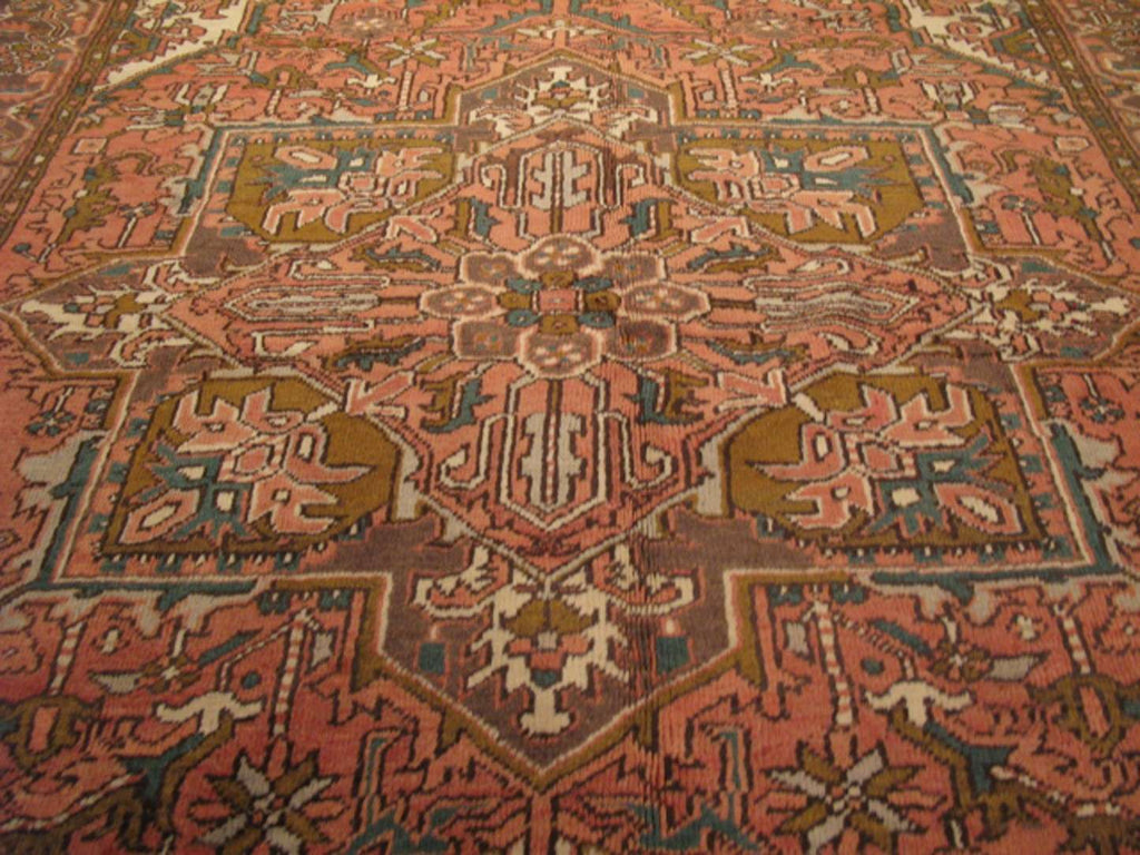 8' 1" x 11' 0" Persian Heriz Rug image 8