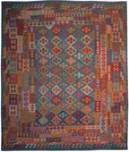 8' 2" x 9' 9" India Kilim Rug image 0