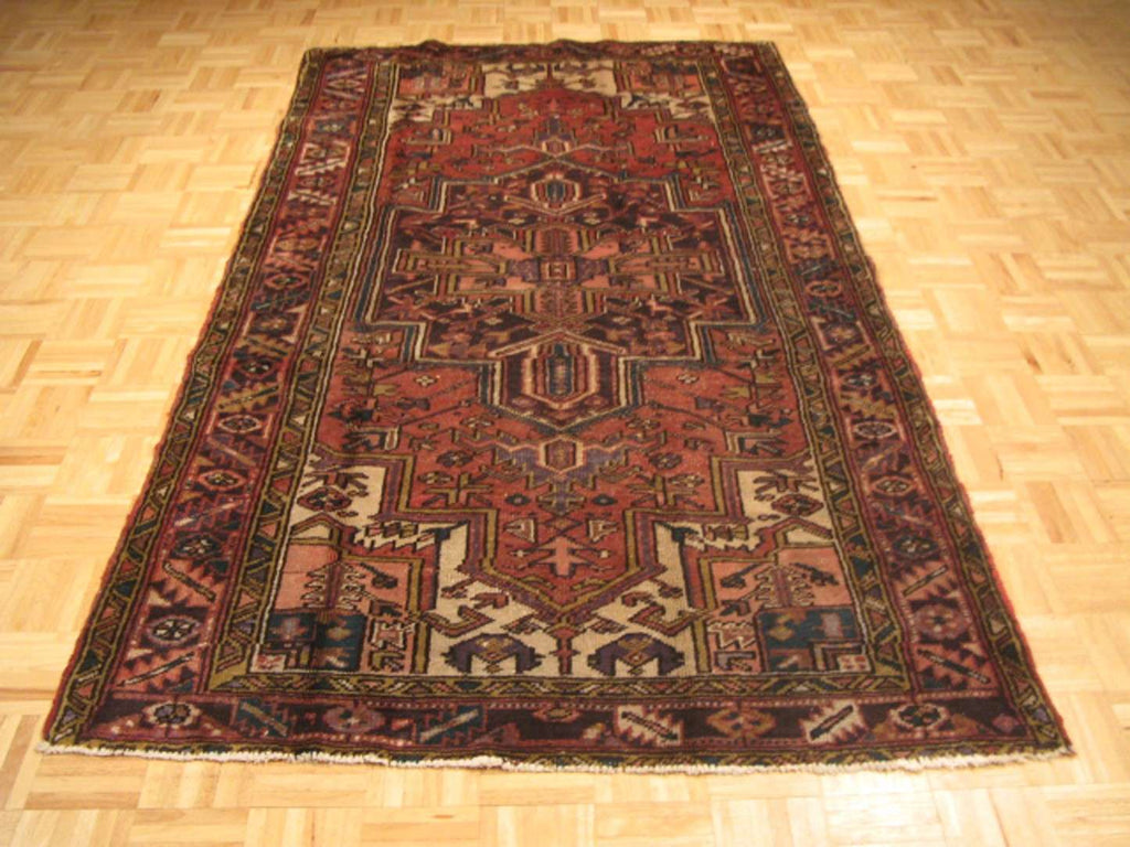 4' 7" x 7' 3" Persian Heriz Rug image 1