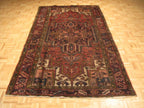 4' 7" x 7' 3" Persian Heriz Rug image 1
