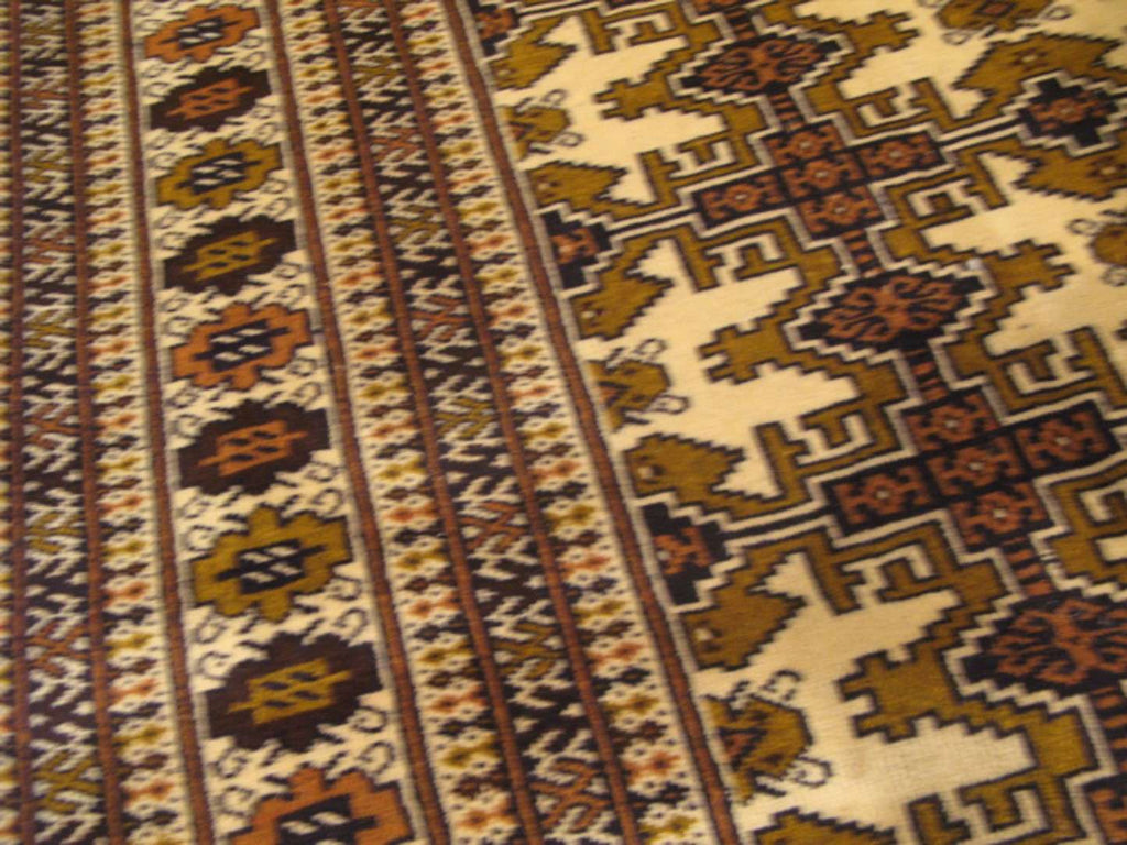 7' 2" x 9' 4" Persian Turkmen Rug image 10