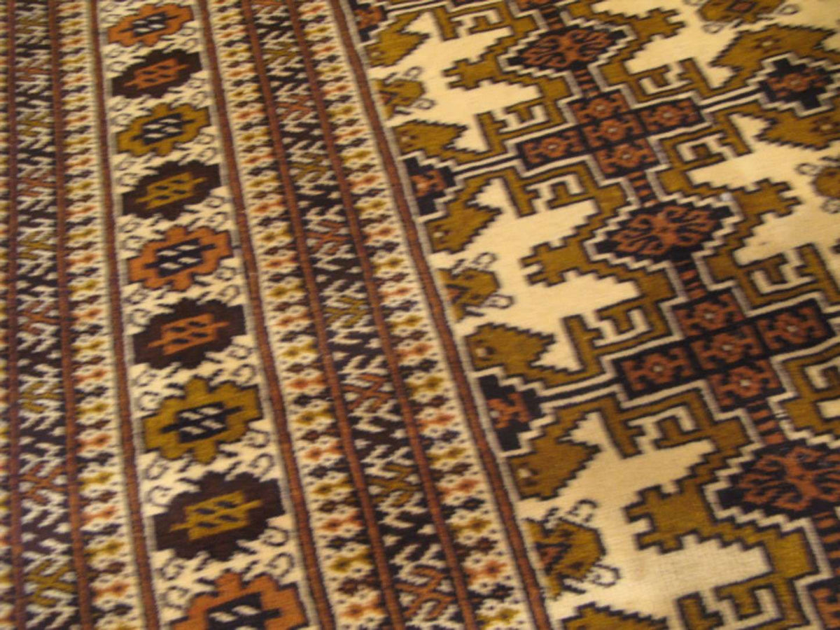 7' 2" x 9' 4" Persian Turkmen Rug image 10