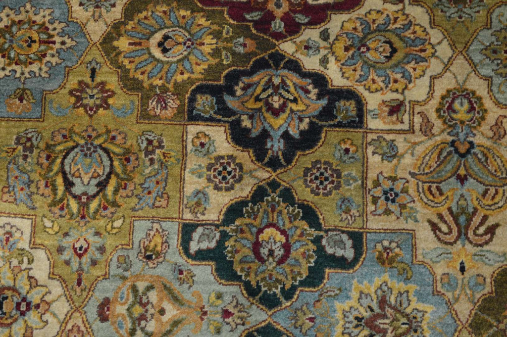 9' 0" x 11' 5" India Agra Rug image 5