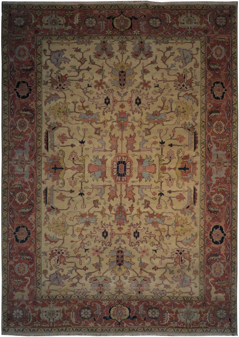 9' 4" x 13' 5" India Mahal Rug image 0