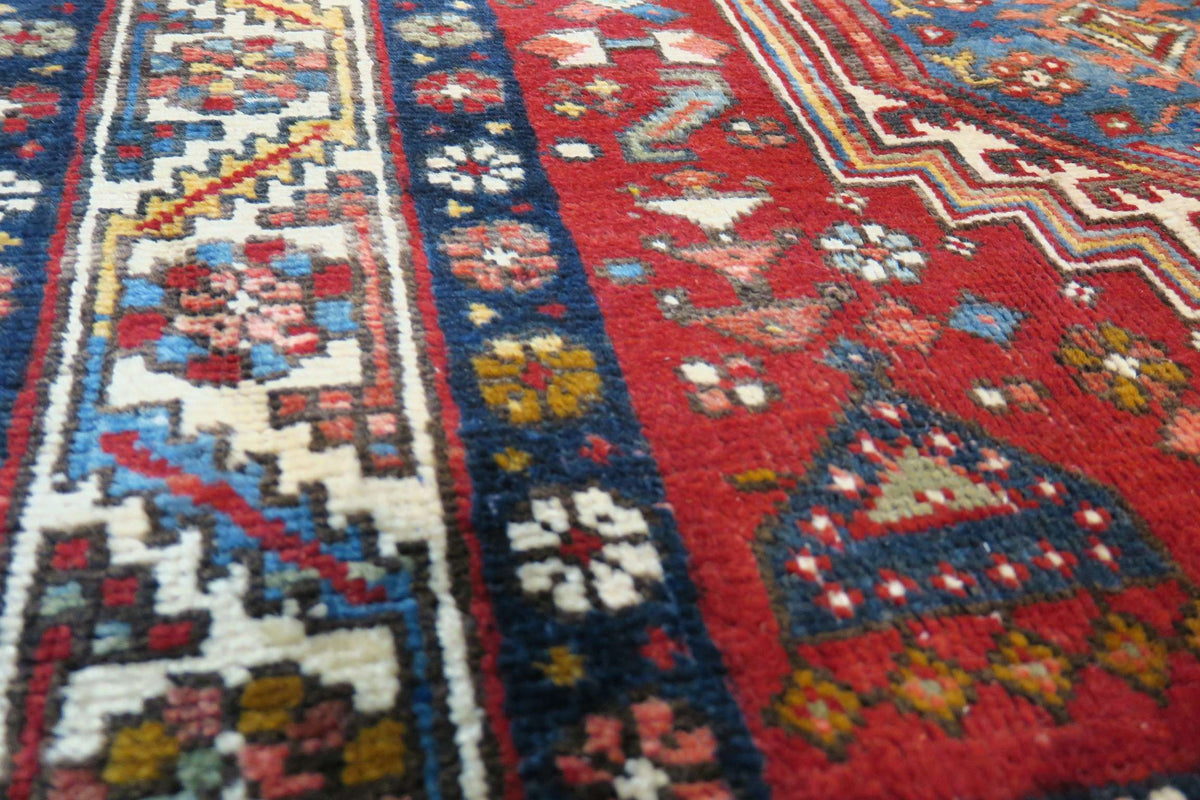 3' 4" x 11' 6" Persian Karaja Runner image 6