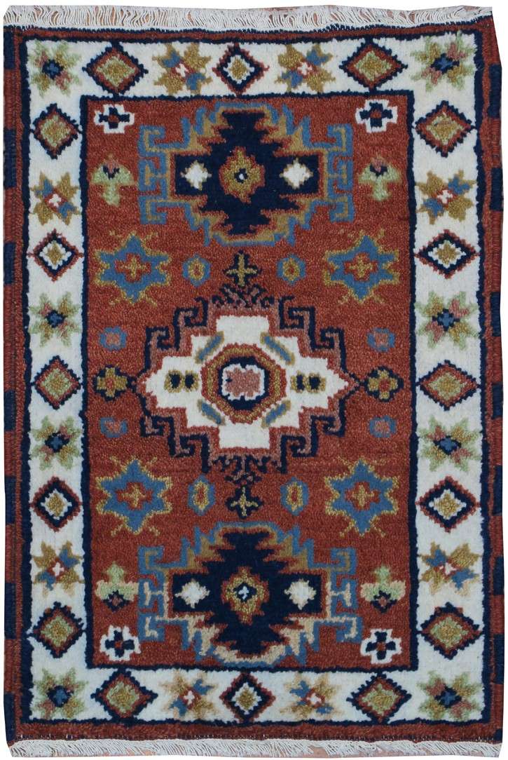 2' 0" x 3' 0" India Kazak Rug image 0