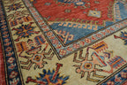 3' 5" x 5' 4" Pakistan Kazak Rug image 7