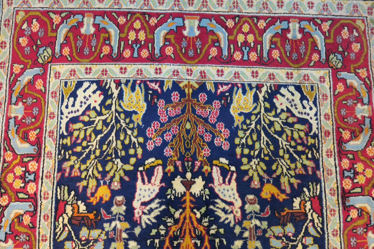 3' 5" x 5' 2" Persian Kerman Rug image 1