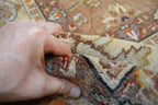 8' 9" x 12' 0" India Agra Rug image 5