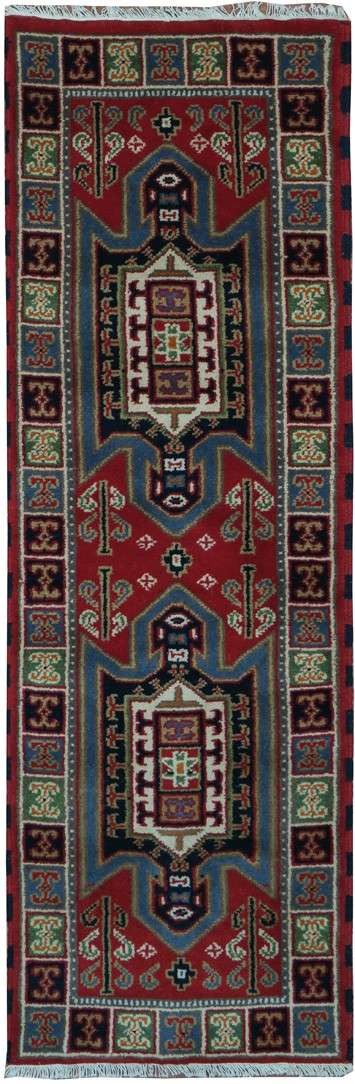 2' 0" x 6' 6" India Kazak Runner image 0