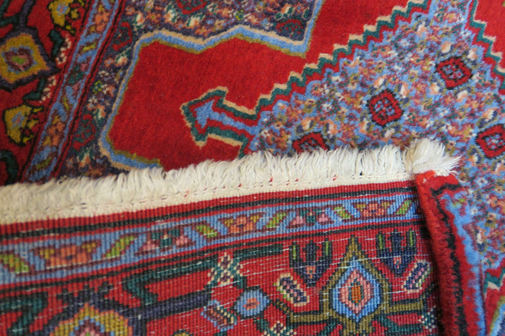 3' 4" x 12' 10" Vintage Sanandaj Runner image 3