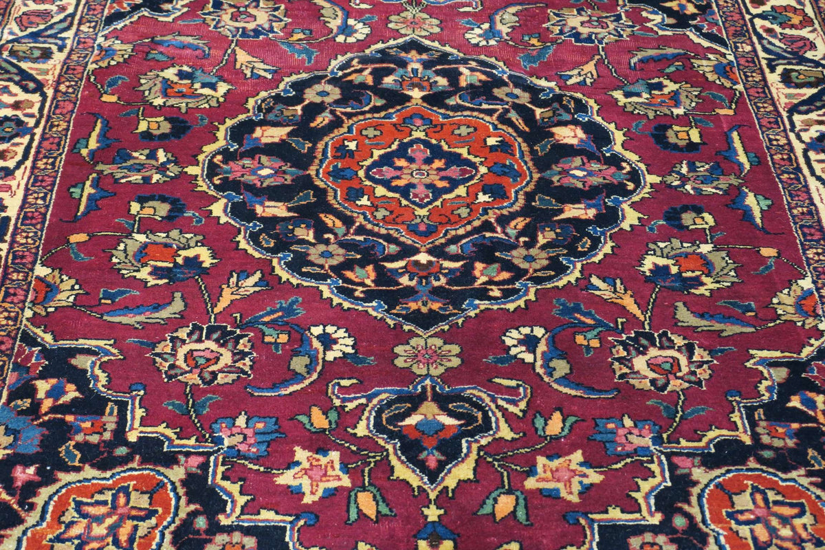 4' 2" x 6' 0" Persian Khorasan Rug image 1