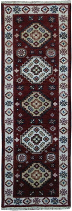 2' 0" x 6' 6" India Kazak Runner image 0
