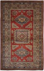 4' 3" x 7' 0" Pakistan Kazak Rug image 0