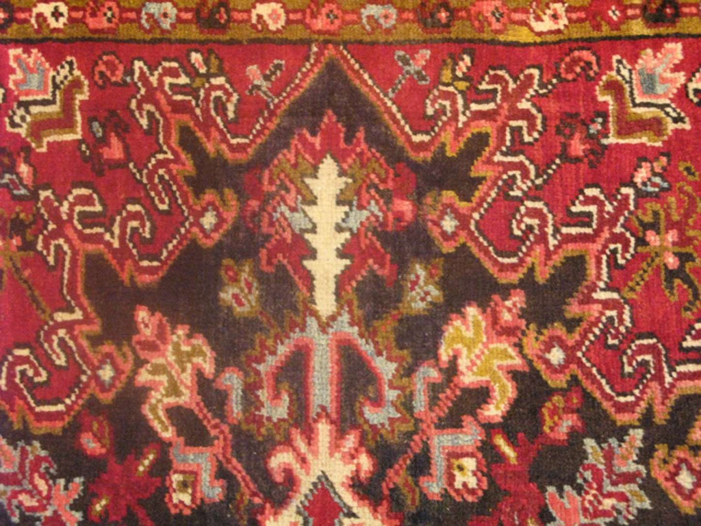 7' 3" x 10' 4" Persian Heriz Rug image 8