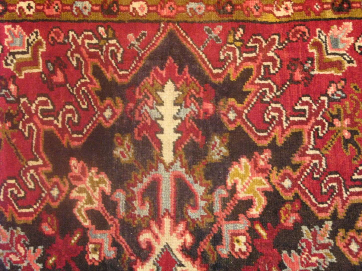 7' 3" x 10' 4" Persian Heriz Rug image 8