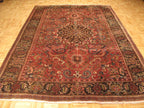 6' 9" x 9' 8" Persian Heriz Rug image 1
