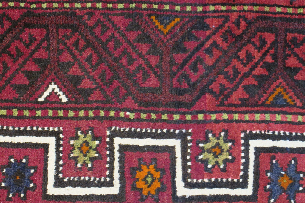 3' 8" x 6' 7" Vintage Baluch Rug image 5