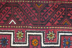 3' 8" x 6' 7" Vintage Baluch Rug image 5