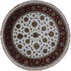 8' 4" x 8' 4" India Tabriz Round Rug image 0