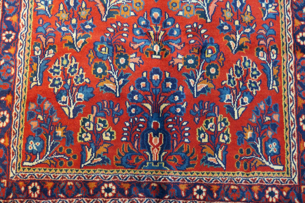 3' 2" x 5' 2" Persian Sarouk Rug image 11