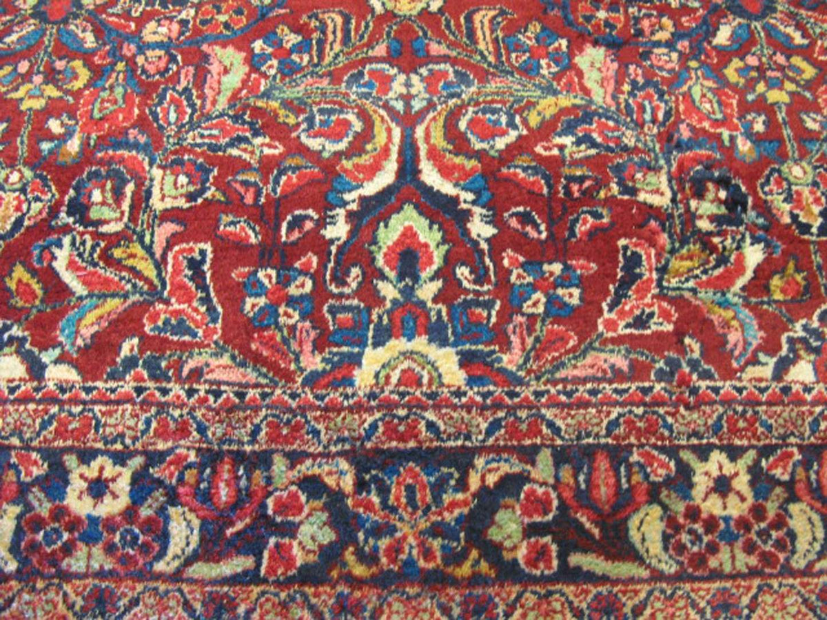 7' 5" x 10' 0" Persian Sarouk Rug image 4