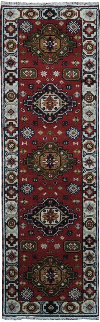 2' 5" x 8' 0" India Kazak Runner image 0