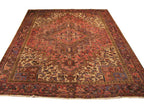 6' 1" x 8' 9" Persian Heriz Rug image 0