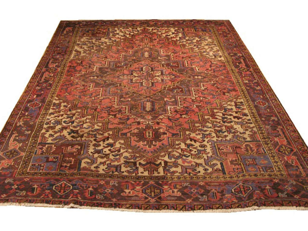 6' 1" x 8' 9" Persian Heriz Rug image 0