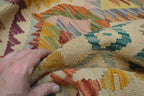 5' 1" x 6' 7" India Kilim Rug image 11