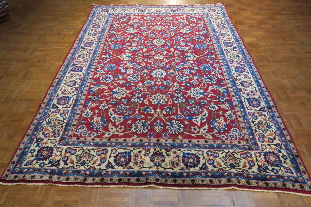 6' 7" x 10' 0" Persian Yaazd Rug image 10