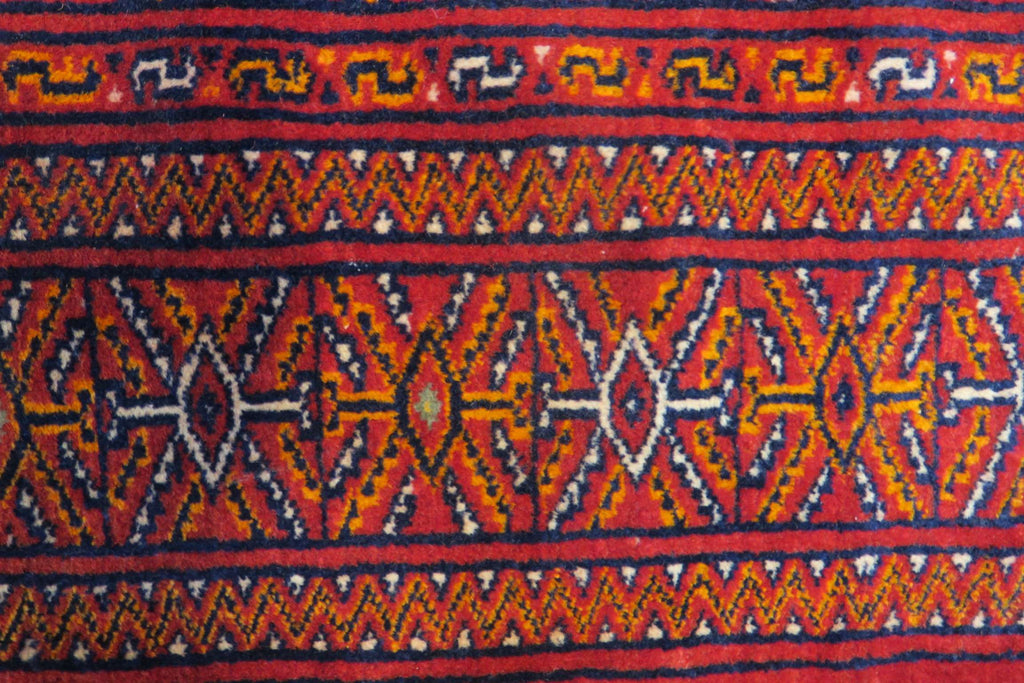 4' 9" x 5' 6" Persian Turkeman Rug image 3