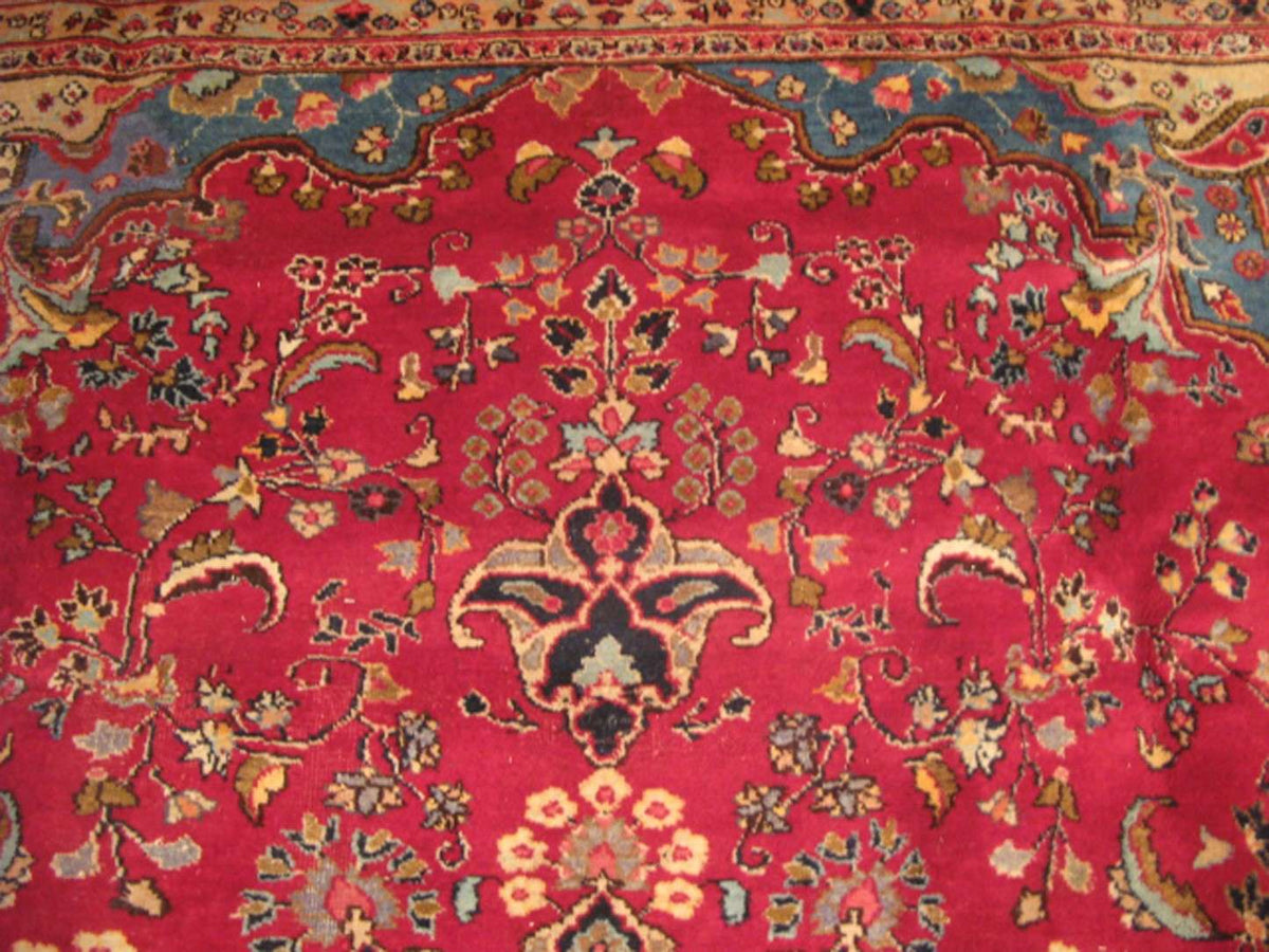 9' 5" x 12' 7" Persian Mashhad Rug image 7