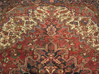 7' 0" x 10' 7" Vintage Heriz Rug image 2