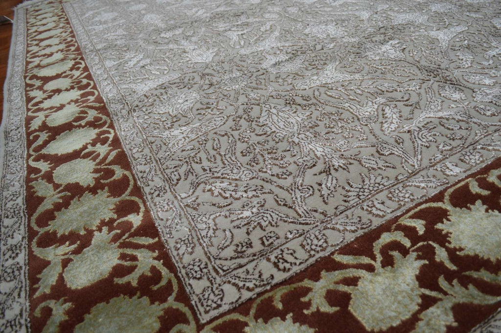 6' 2" x 8' 8" India Tabriz Rug image 1