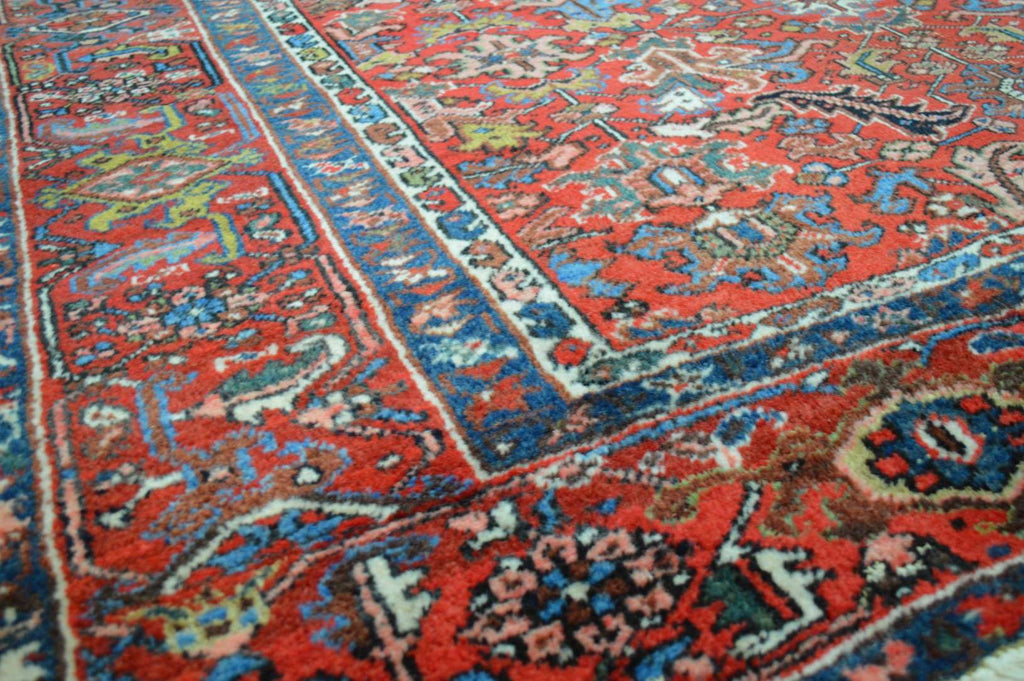7' 8" x 10' 8" Persian Heriz Rug image 9