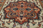 2' 6" x 9' 8" India Serapi Runner image 3