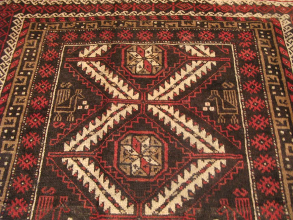 4' 4" x 6' 9" Persian Belouch Rug image 5