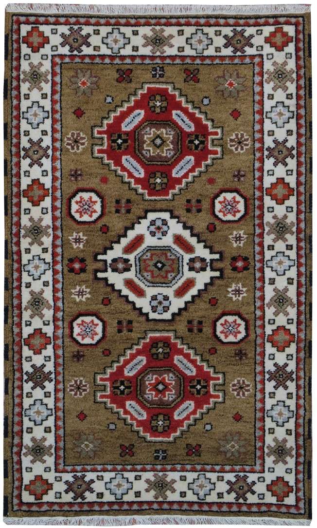 3' 0" x 5' 0" India Kazak Rug image 0