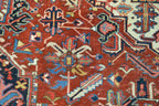 8' 3" x 11' 2" Persian Heriz Rug image 7