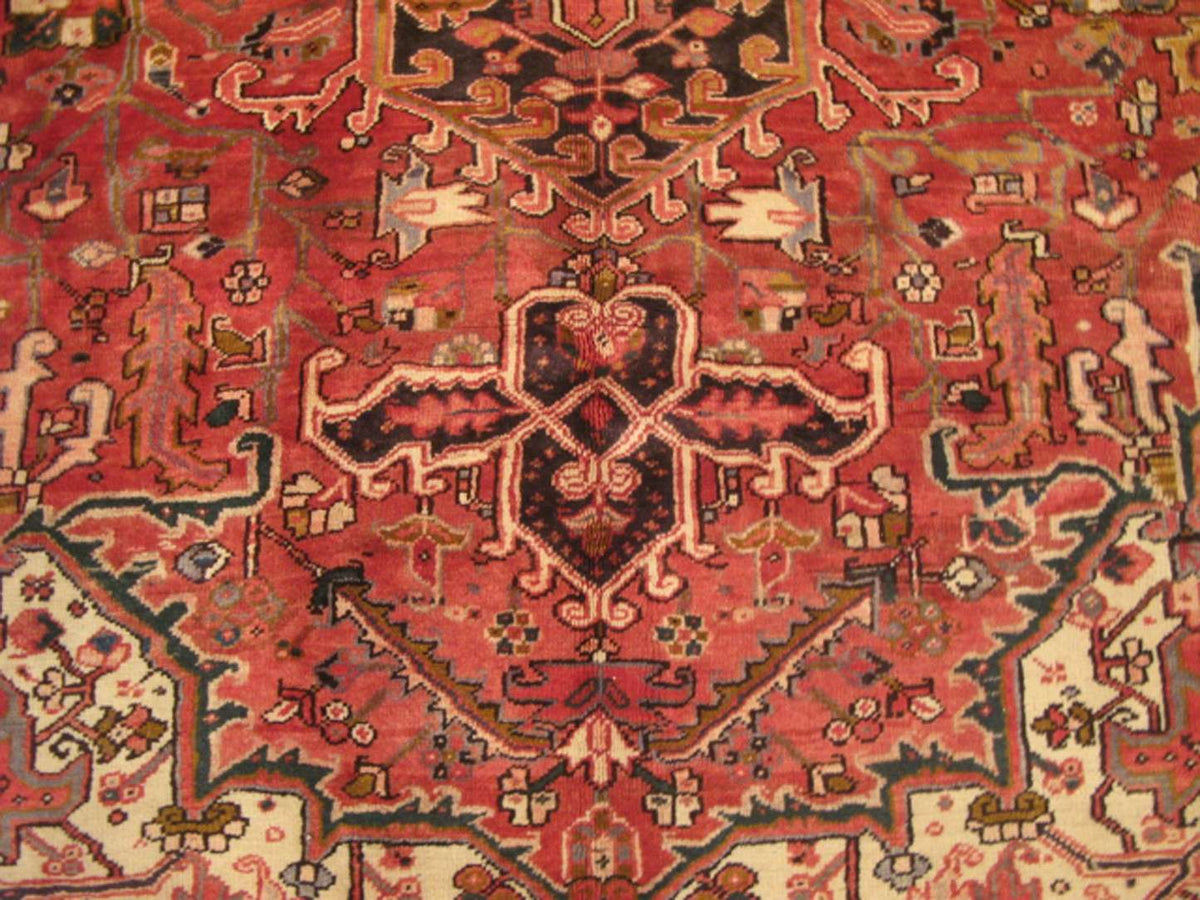 8' 1" x 11' 7" Persian Heriz Rug image 4